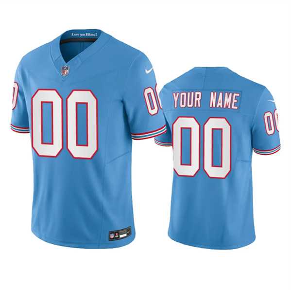Men%27s Tennessee Titans Active Player Custom Light Blue 2023 F.U.S.E. Vapor Limited Throwback Stitched Football Jersey->cincinnati reds->MLB Jersey